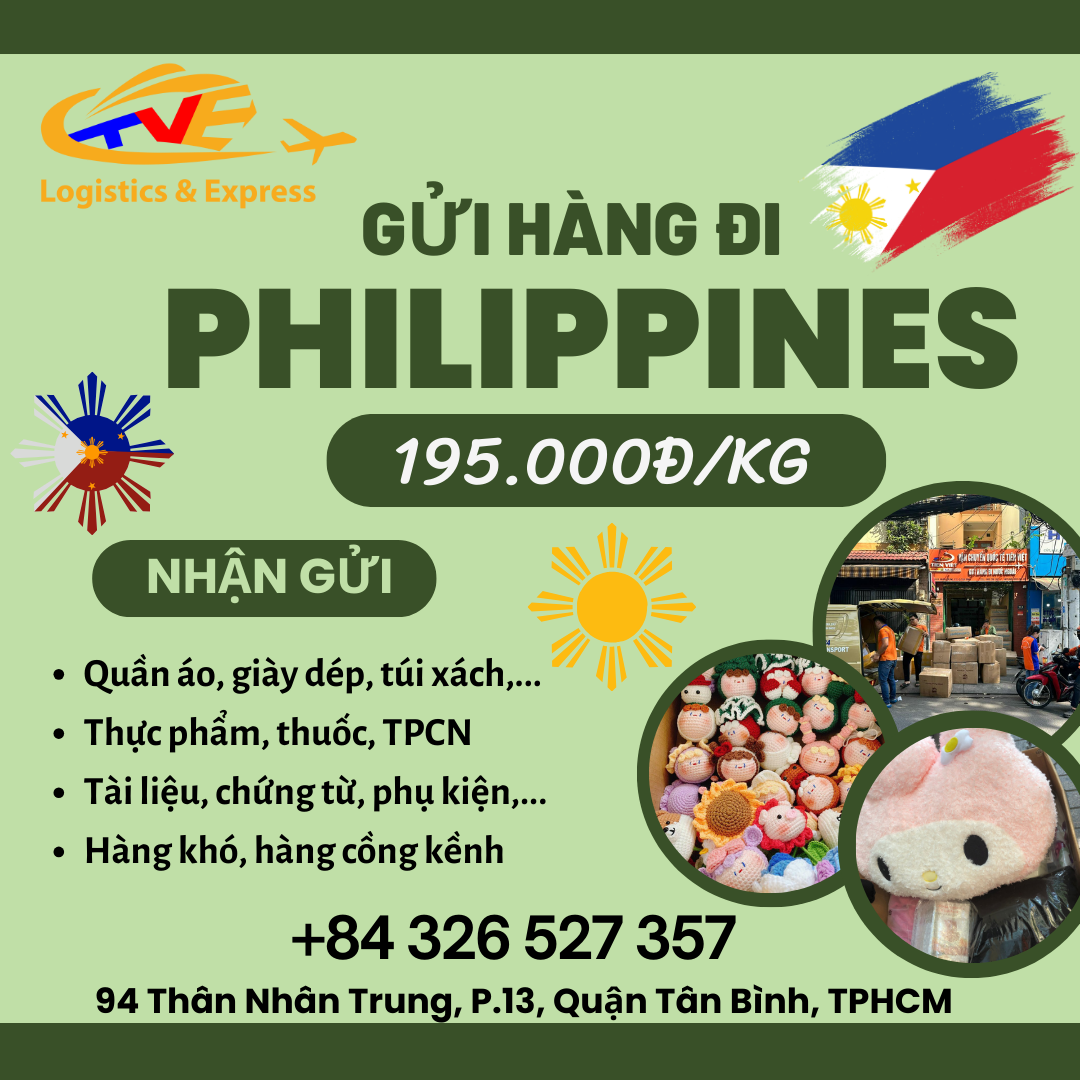 Gửi hàng đi Philippines - Tiến Việt Express